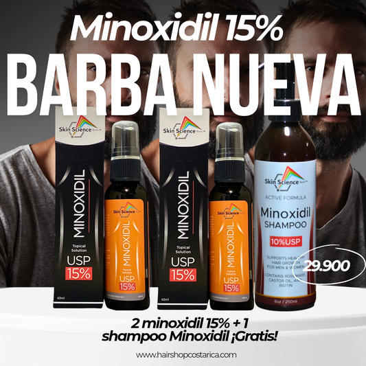 Kit Minoxidil 15% Octubre