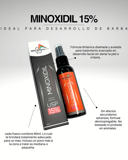Minoxidil 15% Liquido