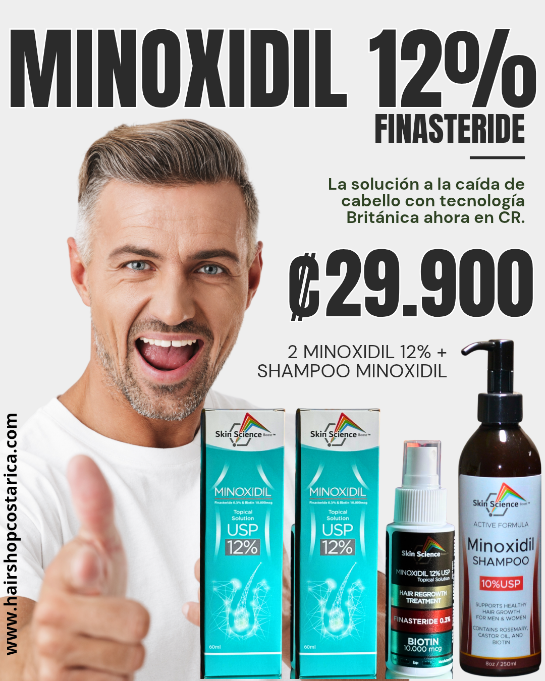 Kit Minoxidil 12% 2X Setiembre